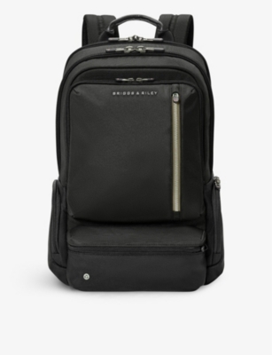 Briggs & Riley @work Medium Nylon-blend Backpack In Black