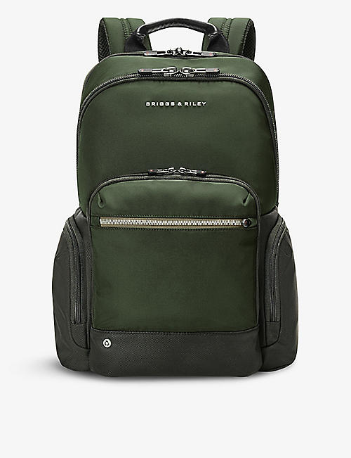 BRIGGS & RILEY: @work medium nylon-blend backpack