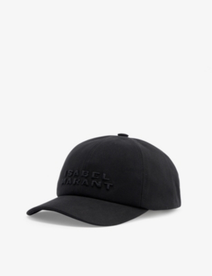 ISABEL MARANT ISABEL MARANT WOMEN'S BLACK/BLACK TYRON LOGO-EMBROIDERED COTTON BASEBALL CAP,66678800