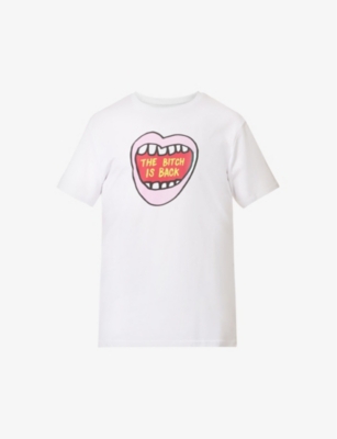 ELTON JOHN: Elton John x Bravado The Label graphic-print organic-cotton T-shirt