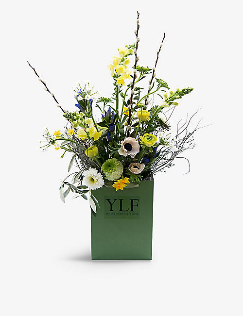 YOUR LONDON FLORIST: Spring Wishes fresh-flower bouquet and vase