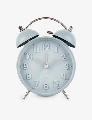 KARLSSON Iconic steel alarm clock