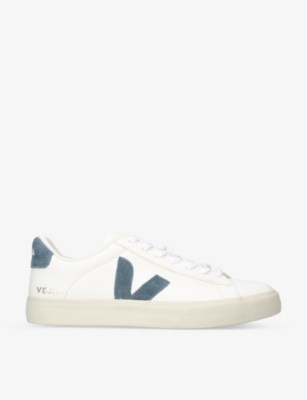 Veja Campo Logo-stitched Low Top Leather Trainers In White