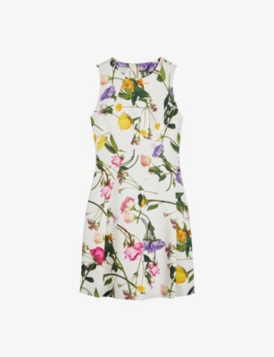 Ted baker hotsell white skater dress