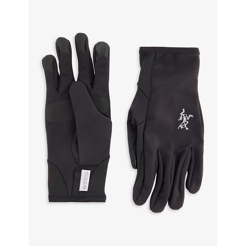 Arc'teryx Arcteryx Mens Black Venta Tech-friendly Stretch-woven Gloves