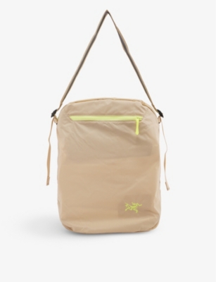 Arc'teryx Heliad Logo-embroidered Ripstop Tote Bag In Wicker Sprint