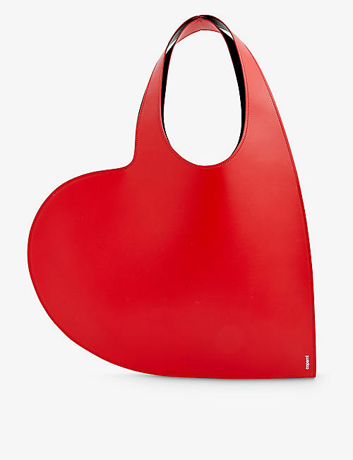 COPERNI: Heart leather tote bag