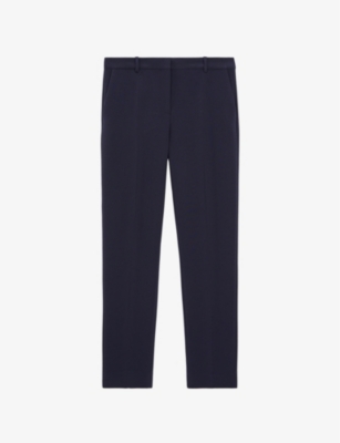THE KOOPLES: High-rise straight-cut stretch-woven trousers