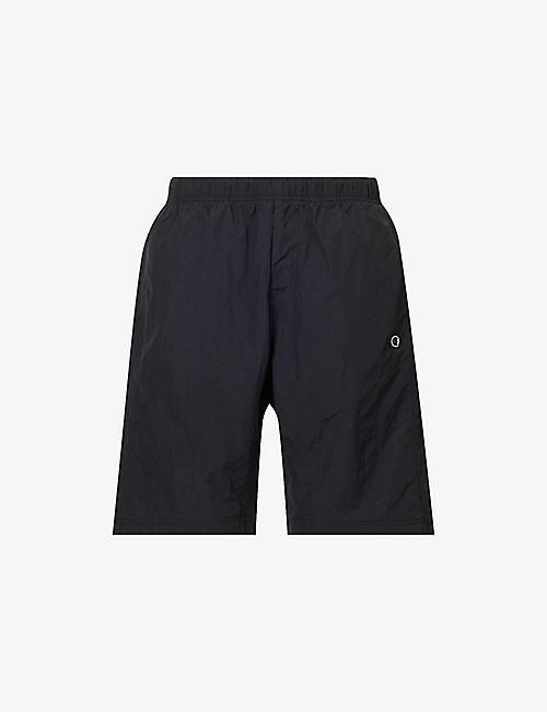 CHAMPION: Logo-appliqué relaxed-fit shell shorts