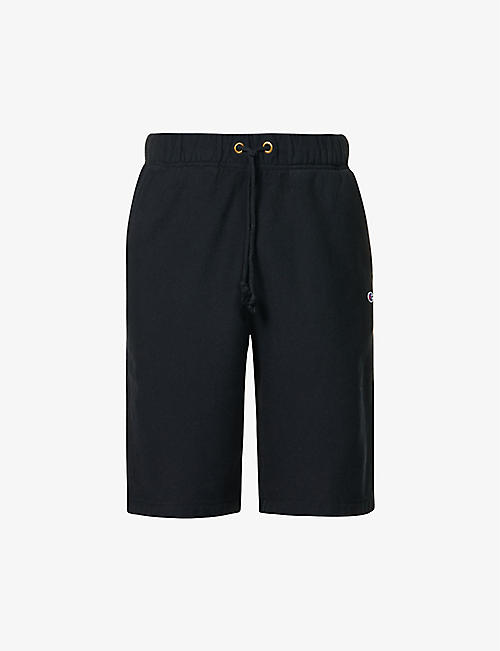 CHAMPION: Brand-appliqué bermuda stretch-cotton shorts