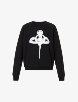 VIVIENNE WESTWOOD - Spray Orb graphic-print organic-cotton