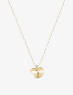 Shop La Maison Couture Women's Gold X Tomasz Donocik Big Leaf Yellow Gold-plated Recycled Sterling-silver