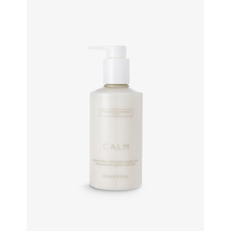 Shop The White Company Calm Magnesium Body Lotion 250ml In None/clear