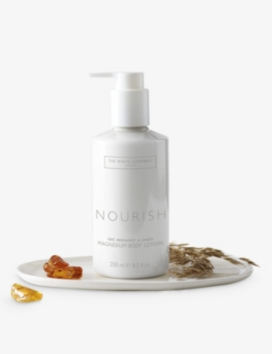 The White Company Nourish Magnesium Body Lotion 250ml In None/clear
