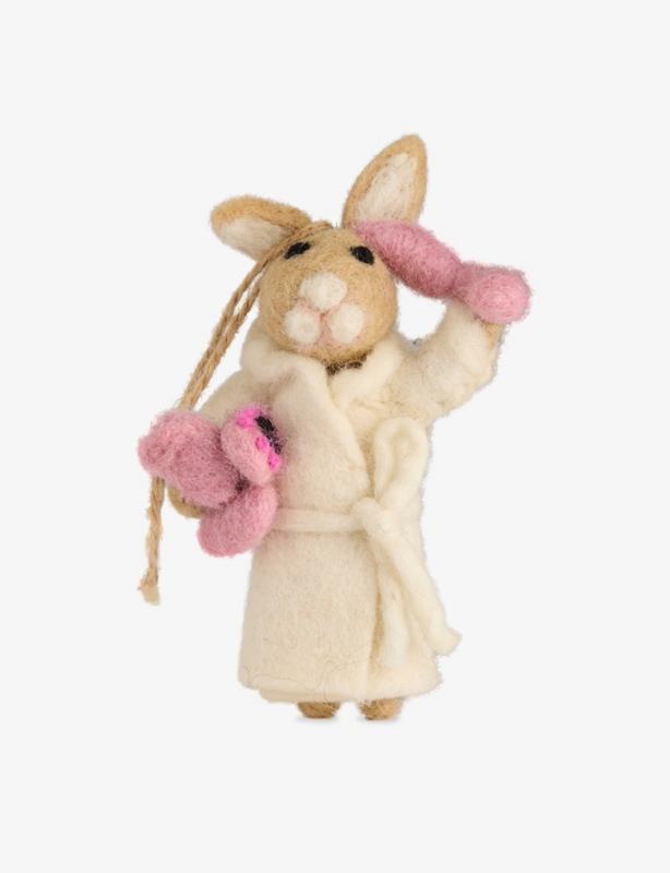 What's The Goss Bunny wool Christmas decoration