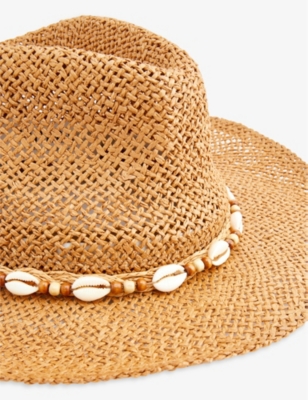 BOUTIQUE BONITA: Shell-embellished paper cowboy hat