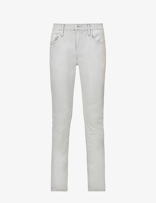 PAIGE: Croft mid-rise skinny stretch-woven jeans