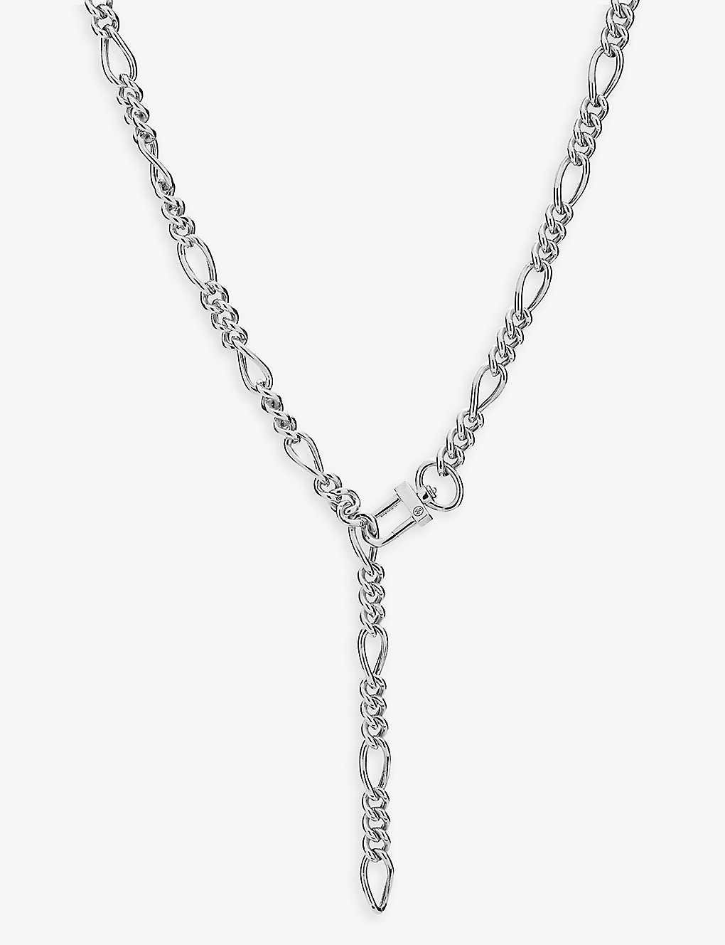 Maria Black Womens Silver Azar 22ct Yellow Gold-plated Sterling-silver Chain Necklace
