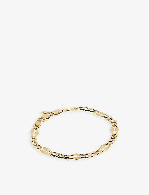 MARIA BLACK: Dean 22ct gold-plated sterling-silver chain bracelet