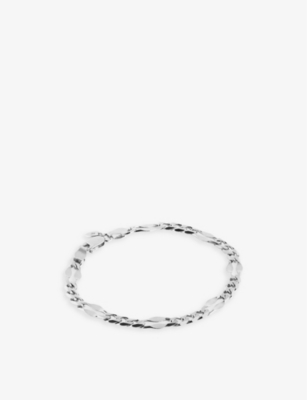 Maria Black Womens Silver Dean 22ct Gold-plated Sterling-silver Chain Bracelet