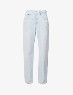 Agolde Fusion High Rise Wide Leg Jeans In Ceremony In Ceremony