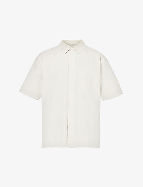 NORSE PROJECTS: Ivan Typewriter short-sleeved boxy-fit cotton shirt