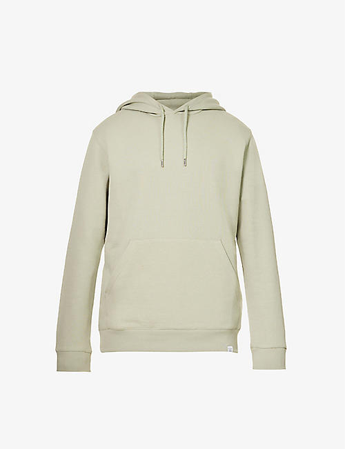 NORSE PROJECTS: Vagn brand-tab organic-cotton hoody