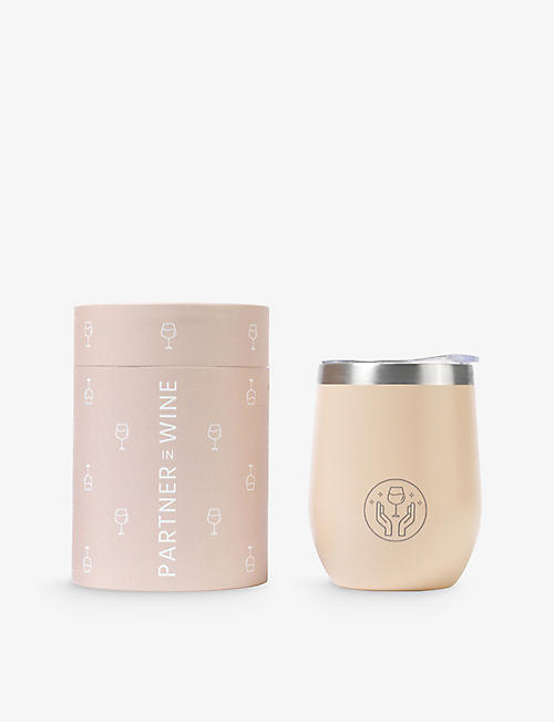 PARTNER IN WINE: The Partner in Wine insulated stainless-steel tumbler 340ml