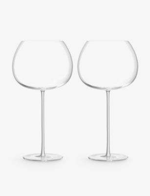 Balloon Glass x 2 32oz, Clear | Bar Culture | LSA Drinkware