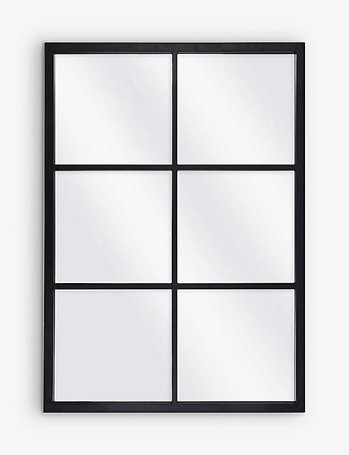 GARDEN TRADING: Fulbrook rectangle steel mirror 100cm x 70cm