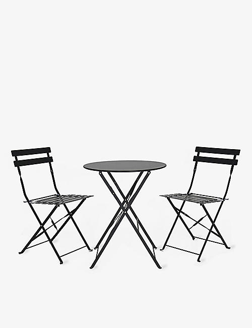 GARDEN TRADING: Rive Droite small powder-coated steel bistro set