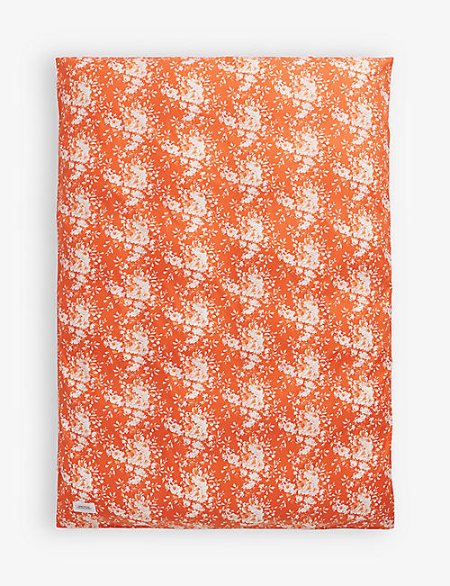 MAGNIBERG: Sweet graphic-print king cotton duvet cover