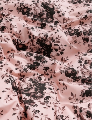 Shop Magniberg Pink Sweet Graphic-print Cotton Pillowcase 50cm X 75cm