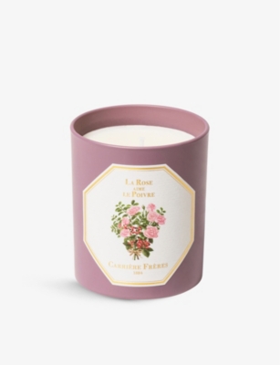 CARRIERE FRERES: La Rose Aime Le Poivre scented candle 185g