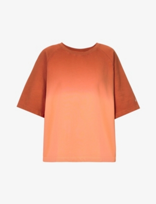 THE UPSIDE: Canyon Jacquelyn gradient-pattern organic-cotton T-shirt