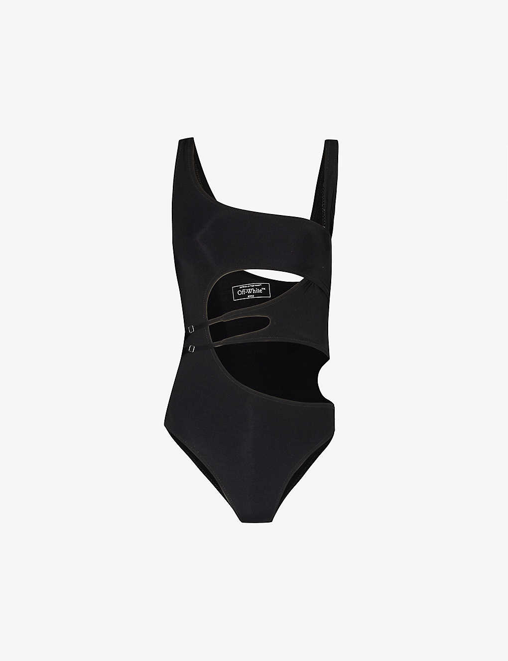 Off-white Off One-piece Swimsuit In Black