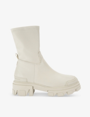 KG KURT GEIGER: Trekker Sock chunky-sole rubber ankle boots