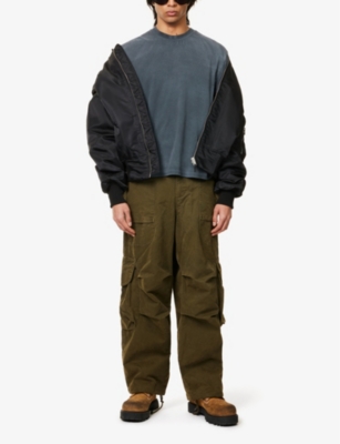 ENTIRE STUDIOS: Faded-Wash Boxy-Fit Cotton-Jersey T-Shirt
