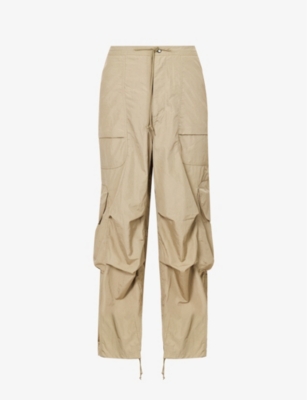 ENTIRE STUDIOS - Freight wide-leg relaxed-fit shell cargo trousers ...