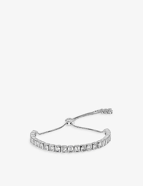 CARAT LONDON: Cassidy sterling-silver and cubic zirconia bracelet