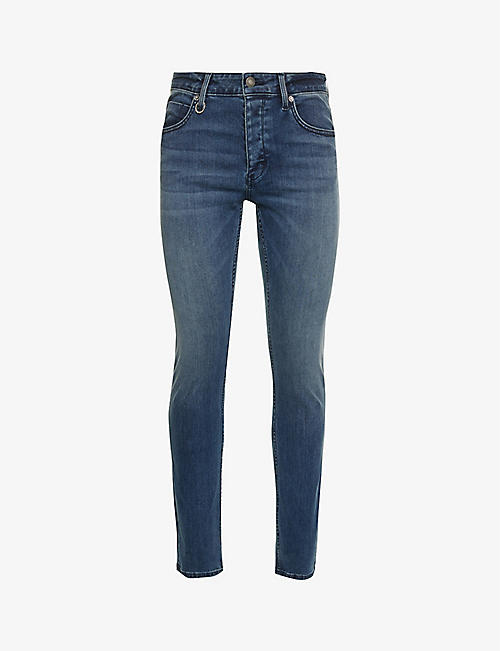 NEUW: Iggy regular-fit tapered-leg stretch-denim jeans