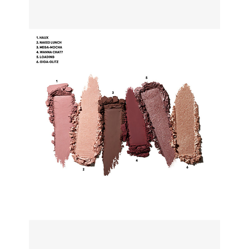 Shop Mac Embedded In Burgandy Connect In Colour Eyeshadow Palette 6.25g