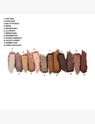 Shop Mac Unfiltered Nudes Connect In Colour Eyeshadow Palette 12.2g