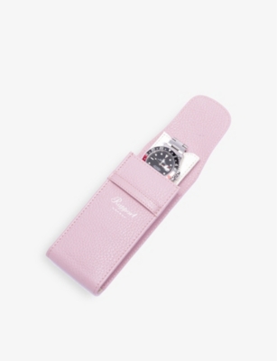Shop The Alkemistry Women's Pink Rapport London Portobello Single Leather Watch Pouch