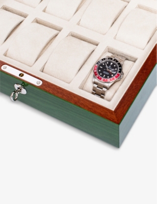 Shop The Alkemistry Women's Green Rapport London Heritage 8-piece Wooden Watch Box