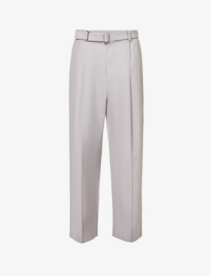 $1110 Louis Vuitton Womens Size 36 Black Slim Wool Pants Front Tie Belt