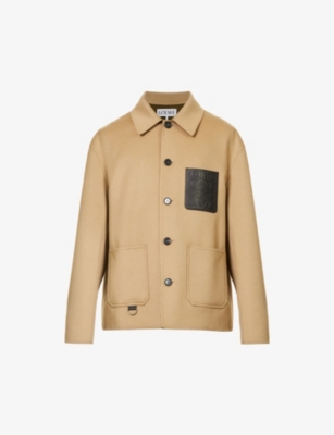 Loewe Men's Tailored Wool and Cashmere Coat