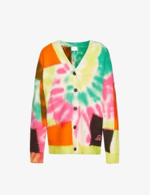 FRAME - FRAME x Julia Sarr Jamois tie-dye cashmere cardigan