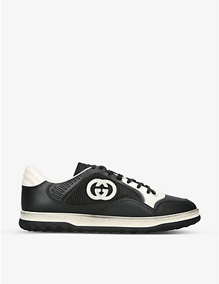 GUCCI: MAC80 leather low-top trainers