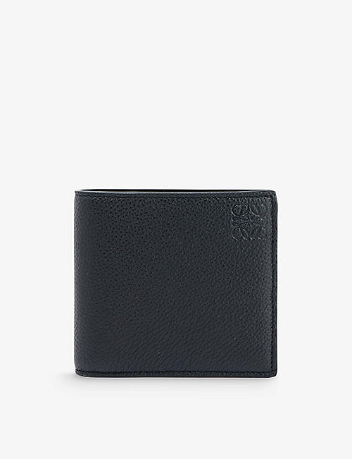 LOEWE: Anagram-embossed leather bifold wallet